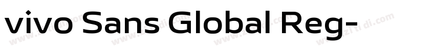vivo Sans Global Reg字体转换